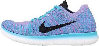 Nike Women's Free Running Motion Flyknit Shoes, Gamma Blue/Black-Photo  Blue-Pink Blast - 5 B(M) US : Amazon.in: Fashion