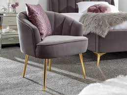 Gfw Pettine Grey Fabric Upholstered Chair Buy small bedroom chair and get the best deals at the lowest prices on ebay!