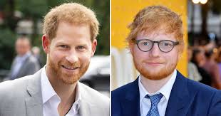 Prince Harry and Ed Sheeran Bond Over Their Ginger Hair: Video