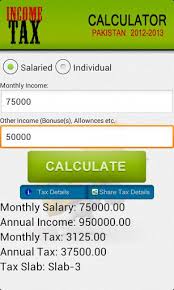 Free tax code calculator transfer unused allowance to your spouse: Pakistan Income Tax Calculator Apk Download For Android