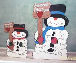 Melting Snowmen Christmas Yard Decorations I Made From Plywood Christmas Yard Decorations Christmas Yard Christmas Cutouts