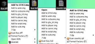 How to download/extract files using winrar. Gta Modding Com Download Area Gta San Andreas Tools San Andreas Files Context Menu