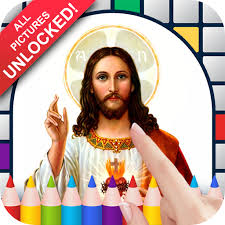 Coloring games are great games for kids. Amazon Com Christian Images Color By Number No Ads Pixel Art Game Coloring Book Pages Happy Creative Relaxing Paint Crayon Palette Zoom In Tap To