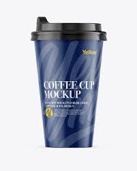 Coffee Cup Mockup Front View In Cup Bowl Mockups On Yellow Images Object Mockups Mockup Free Psd Mockup Free Psd Mockups Templates