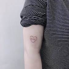 Heart With A Word Rice Inside Inked By Zero Zero Tattoo Edinburgh Tattoos Hand Tattoos Poke Tattoo