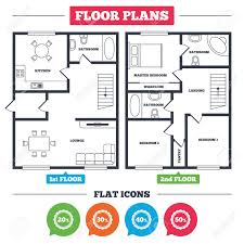44' 0 single level house plans, ranch house plans, 3 bedroom house plans, great room house plans. Architecture Plan With Furniture House Floor Plan Sale Discount Royalty Free Cliparts Vectors And Stock Illustration Image 78001129