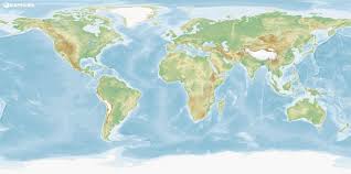 Children can use different colours to separate where they think countries are or copy the borders from a labelled map like this colourful one. Free Physical Maps Of The World Mapswire Com