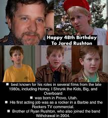 March 3: Happy 48th Birthday to Jared Rushton #jaredrushton #actor  #bornonthisday #happybirthday #MarchBirthdays #March #Interestingfacts