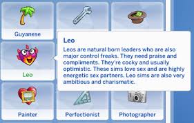 That's why the modding community always comes in the clutch. Zodiac Trait Pack Sims 4 Traits Tumblr Sims 4 Sims 4 Toddler