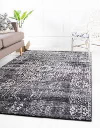 Black And Brown Rug 8x10 Black Heritage Area Rug In 2020 Black Area Rugs Area Rugs Rugs