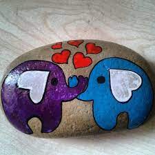86 hediyelik esya fil kisiye ozel ilginc dekoratif hand made el yapimi tas boyama creative yaratici rock painting designs painted rocks kids painted rocks