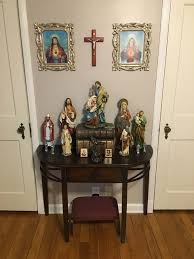 Free Friday I Just Moved And Put Up My New Home Altar Feel Free To Share Yours Catholicism Catholic Decor Home Altar Catholic Home Altar
