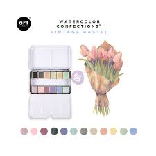 Download Watercolor Confections Vintage Pastel Prima Marketing Inc