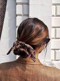 Handmade Eco Conscious Designs By Suzydang Scarf Hairstyles Silk Hair Hair Styles