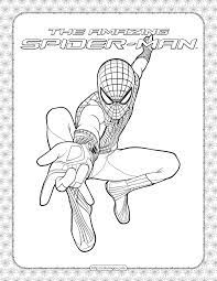 Like peter parker, he was bitten by a radioactive spider and gained super powers. The Amazing Spider Man Coloring Page