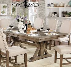 Julia Light Oak Wood Extendable Dining Table By Furniture Of America