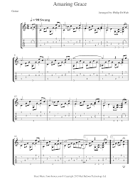Download and print top quality amazing grace sheet music for guitar solo. Amazing Grace Fingerpicking Style Sheet Music For Guitar 8notes Com