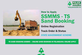 Online Sand Booking In Telangana Ssmms Ts Sand Booking Track Sand Order Status