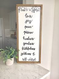 Fruit Of The Spirit Wood Sign Fruit Of The Spirit Decor Wall Etsy Fruit Of The Spirit Spirit Signs Fruit Party