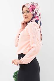Kollari Dantelli Gomlek Pwr4062 1 Somon Basortusu Modasi Moda Stilleri Gomlek