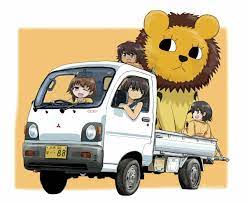 でっかいレオポンさんがいる自動車部 manga girl cartoon anime
