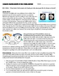 Climate Change Shown In The Fossil Record