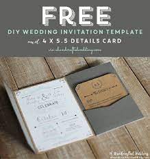 Free Printable Wedding Invitation Template Diy Wedding Invitations Templates Free Printable Wedding Invitation Templates Free Printable Wedding Invitations