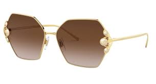 Dolce & gabbana dg 4359f 502/13 womens havana frame brown gradient lens. Dolce Gabbana Dg2253 H Pearl Detail Gold Sunglasses Designer Daydream