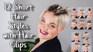 25+ best ideas about kurze haare stylen on pinterest … kurzhaarfrisuren stylen kurze haare können für ihren täglichen blick oder auch für bestimmte veranstaltungen und gelegenheiten. Kurze Haare Stylen Mit Haarspangen Snaps Back To The 90s Youtube