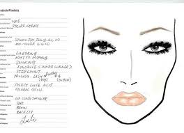 Unfolded Mac Cosmetics Face Charts Where Can I Get Mac Face