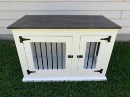 Diy Dog Kennel Table Dog Crate Furniture Wood Dog Crate Diy Dog Crate