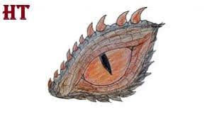Depending on how you want to finish your drawing (in. How To Draw A Dragon Eye Step By Step