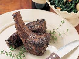 Herb Scented Double Rib Lamb Chops Cookstr Com