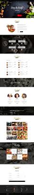 Hungry A One Page Restaurant Template On Web Design Inspiration Ui Ux Food Web Design Web Layout Creative Web Design
