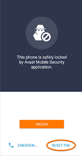 Fri, jun 28, 2019, 6:07pm edt Zurucksetzen Der Avast Pin Fur Anti Theft In Avast Mobile Security Avast