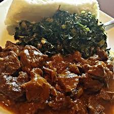 Beef Fry Ugali And Skumawiki Kenyan Food Beef Dishes Food