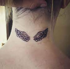 Angel Wing Tattoos Small Neck Tattoos Wings Tattoo Angel Wings Tattoo Neck