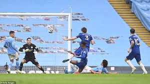 Mendy, james, thiago silva (christensen 39), rudiger, azpilicueta, kante, jorginho, chilwell. Manchester City 1 2 Chelsea Alonso Winner Ensures There Will Be No Title Celebrations At The Etihad Daily Mail Online