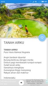 Puisi alam yang indah serta menyejukkan jiwa akan kami berikan kepada sobat gingsul.com. Puisi Tentang Alam Terbaru For Android Apk Download