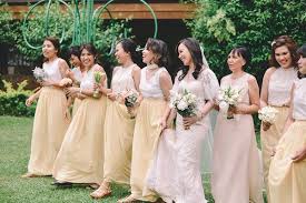 Gorgeous And Golden Wedding Bridesmaid Dresses Wedding Entourage Bridesmaid Skirts