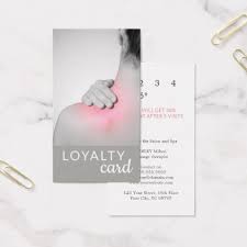 Modern Elegant Massage Therapist Photo Loyalty Zazzle Com Massage Therapist Photo Business Cards Massage