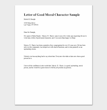 Character reference letter for court example. Character Reference Letter For Immigration Format Samples