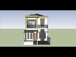 3 solusi denah rumah dengan luas lahan cukup luas. Contoh Desain Rumah Minimalis 2 Lantai 6x12 3d Terbaru Youtube