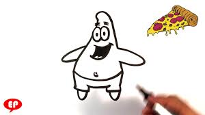 Hi hana.i always enjoyed working with patrick.he's so much fun to draw. How To Draw Patrick Star Spongebob Squarepants Easy Pictures To Draw Youtube