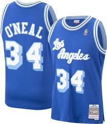 Get the nike los angeles lakers jerseys in nba fastbreak, throwback, authentic, swingman and many more styles at fansedge today. Mitchell Ness Men S Los Angeles Lakers Shaquille O Neal 34 Swingman Blue Jersey Dick S Sporting Goods