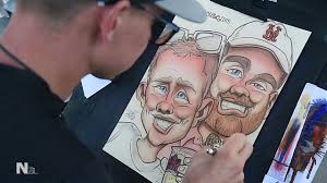 Watch NYS Fair artist draw wacky caricature from start to finish