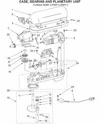 kitchenaid kp2671xwh parts mixers