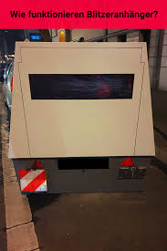 Wie Funktionieren Blitzeranhanger Enforcement Trailer In 2020 Bussgeldkatalog Katalog Funktioniert