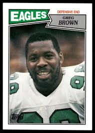 Amazon.com: 1987 Topps #303 Greg Brown Philadelphia Eagles : Collectibles &  Fine Art