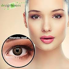 2 Brown Contact Lenses with prescription Dimensional Hazel Chestnut Brown  Coloured Contact Lenses 3 Montasl Lenses + Free Container, -1.25, brown, :  Amazon.de: Health & Personal Care